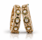 Kundan Bangles 04088 - KRISHNA'S SWETA JEWELLERY