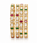 Kundan Bangles 05076 - KRISHNA'S SWETA JEWELLERY