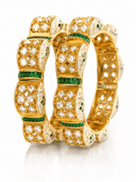 Kundan Bangles 05186 - KRISHNA'S SWETA JEWELLERY