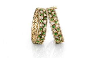 Kundan Bangles 08419 - KRISHNA'S SWETA JEWELLERY