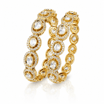 Kundan Bangles 09036 - KRISHNA'S SWETA JEWELLERY