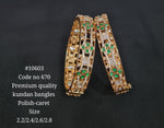 Kundan Bangles 10603 - KRISHNA'S SWETA JEWELLERY