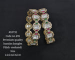 Kundan Bangles 10732 - KRISHNA'S SWETA JEWELLERY