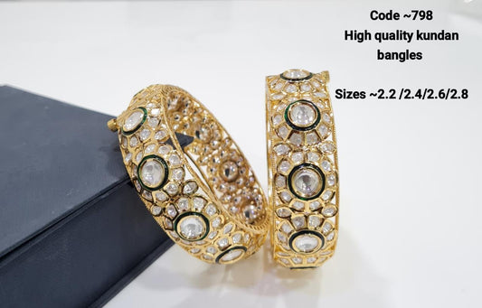 Kundan Bangles - KRISHNA'S SWETA JEWELLERY