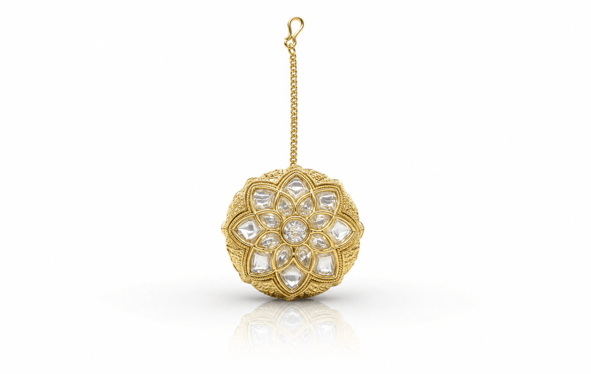 Kundan Bor 07230 - KRISHNA'S SWETA JEWELLERY
