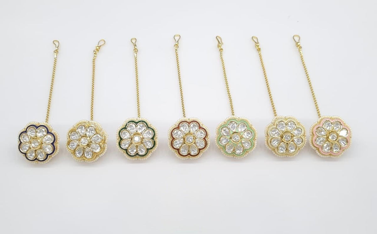Kundan Bor 07233 - KRISHNA'S SWETA JEWELLERY