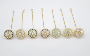 Kundan Bor 07233 - KRISHNA'S SWETA JEWELLERY
