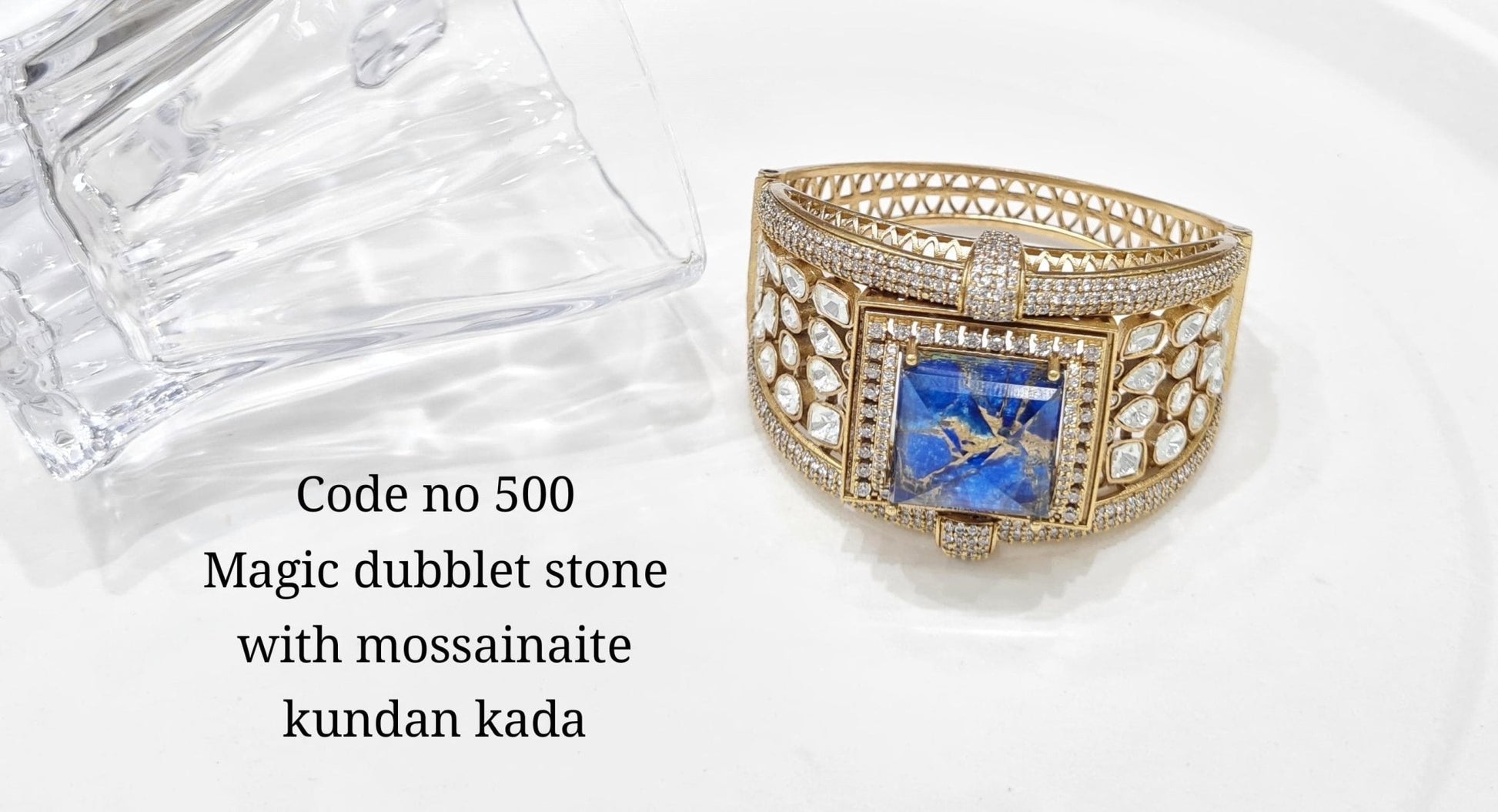 Kundan bracelet 00130 - KRISHNA'S SWETA JEWELLERY