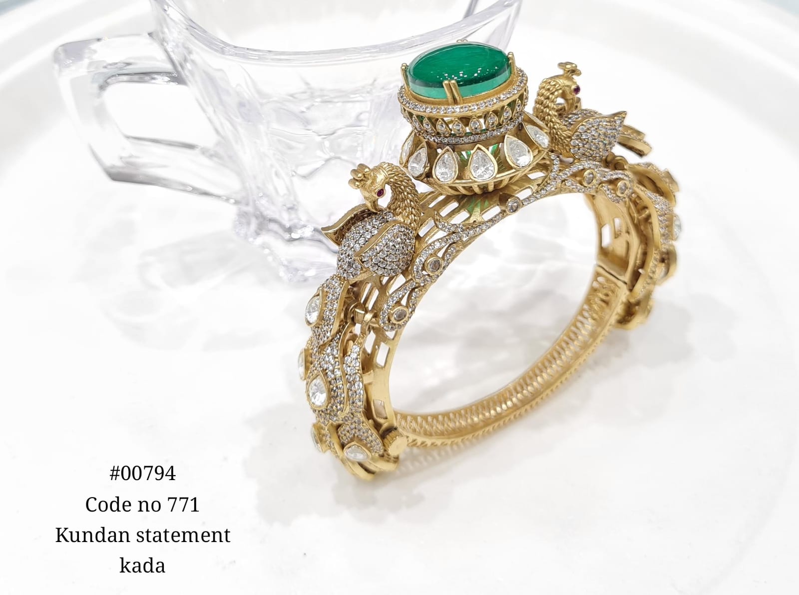 Kundan bracelet 00794 - KRISHNA'S SWETA JEWELLERY