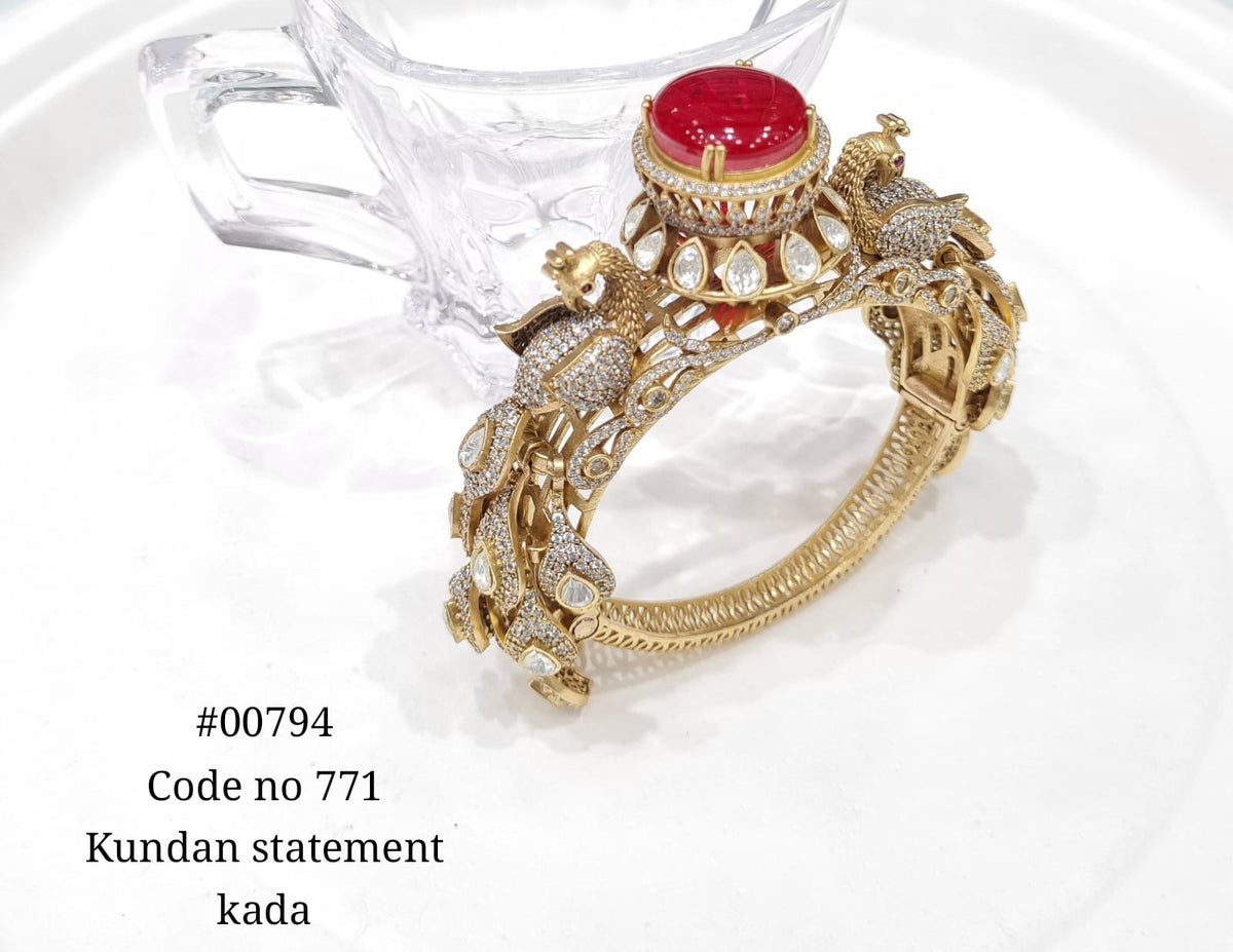 Kundan bracelet 00794 - KRISHNA'S SWETA JEWELLERY