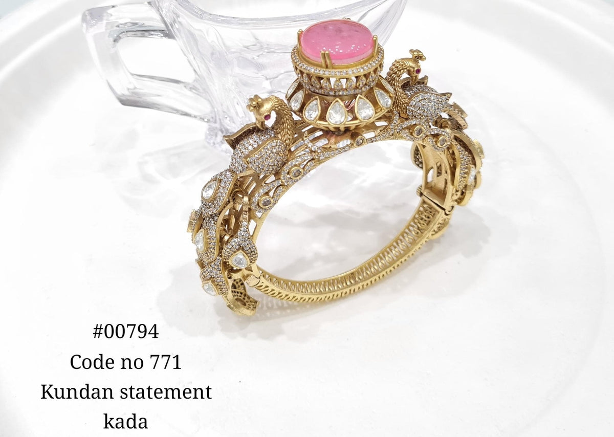 Kundan bracelet 00794 - KRISHNA'S SWETA JEWELLERY