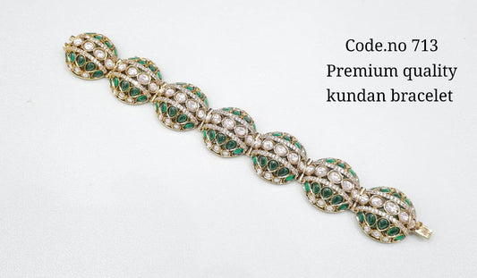 Kundan bracelet 01643 - KRISHNA'S SWETA JEWELLERY