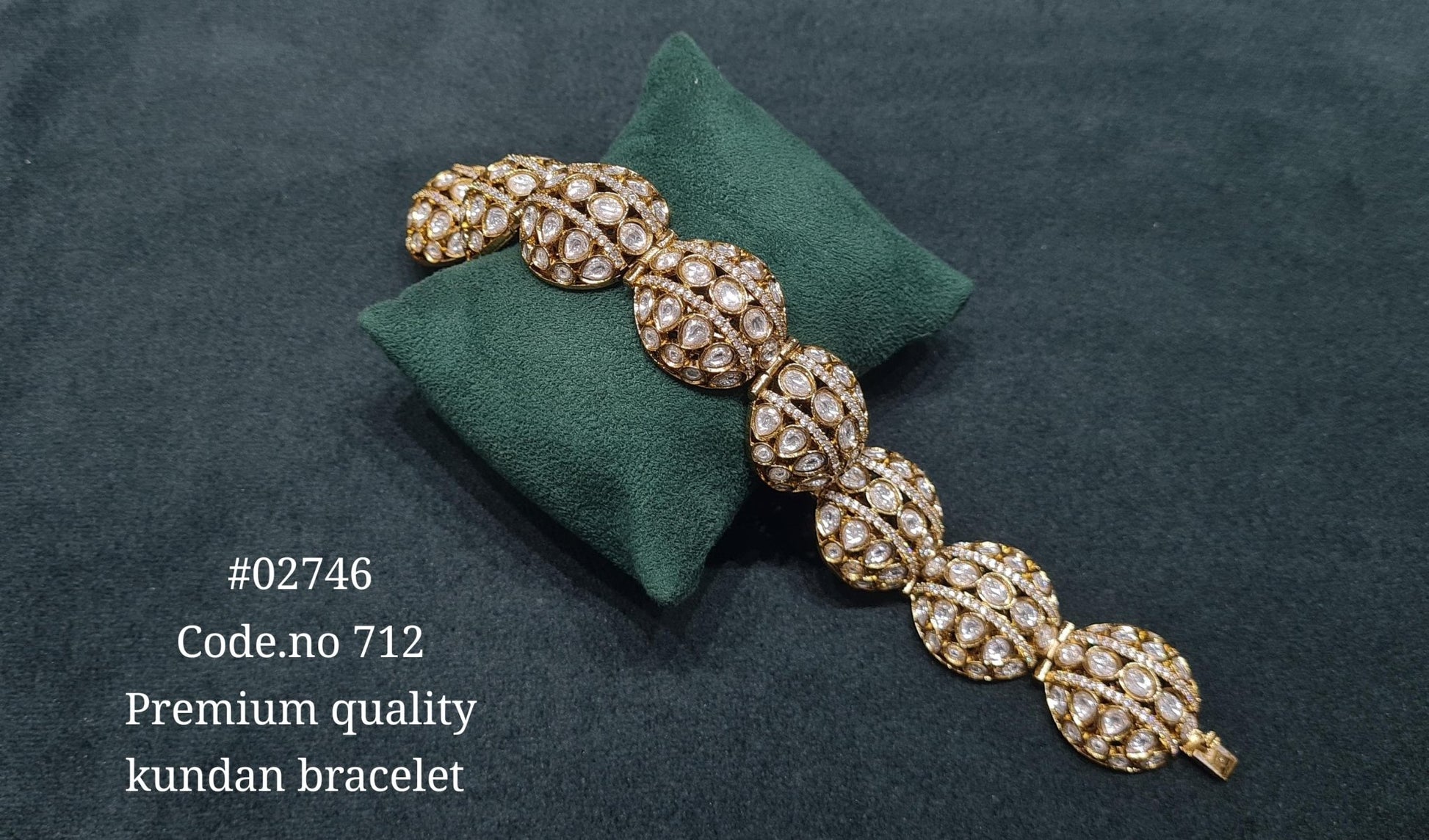 Kundan bracelet 02746 - KRISHNA'S SWETA JEWELLERY