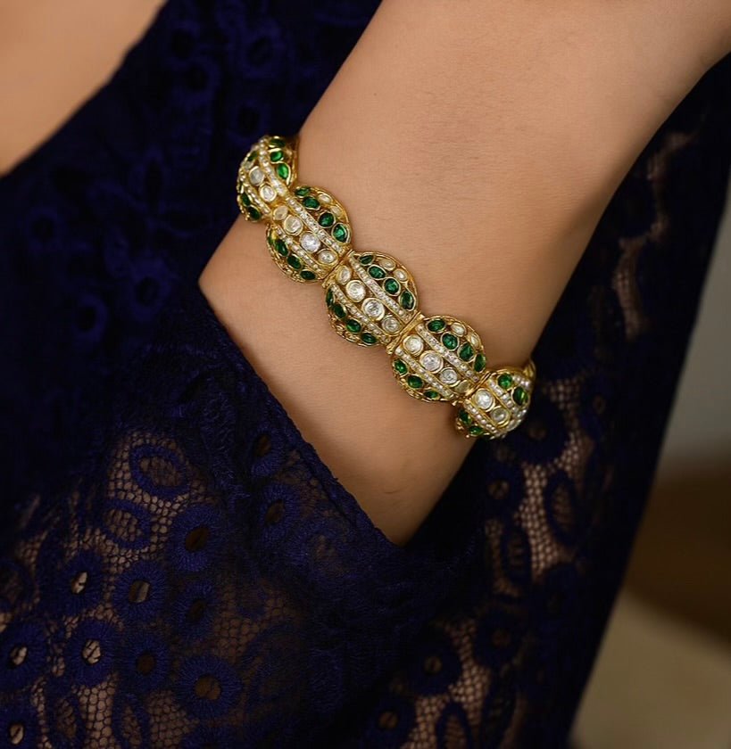 Kundan bracelet 02746 - KRISHNA'S SWETA JEWELLERY