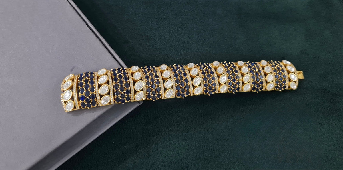 Kundan Bracelet 06434 - KRISHNA'S SWETA JEWELLERY