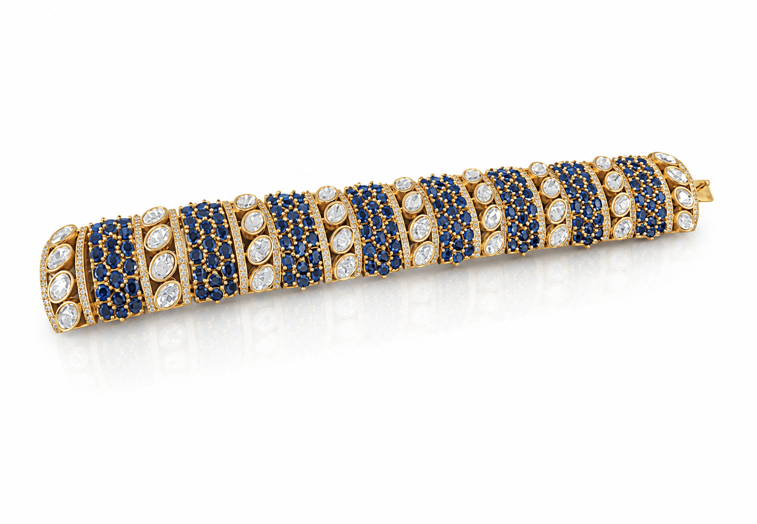 Kundan Bracelet 06434 - KRISHNA'S SWETA JEWELLERY
