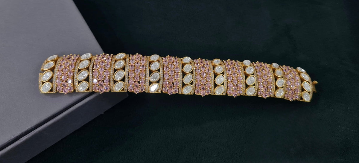 Kundan Bracelet 06434 - KRISHNA'S SWETA JEWELLERY