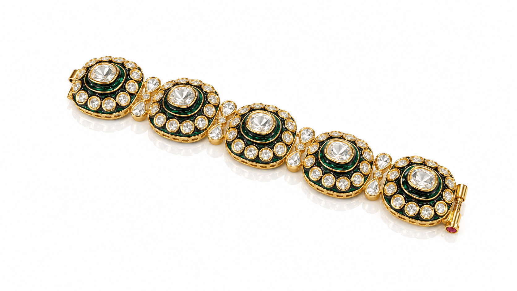 Kundan bracelet 10658 - KRISHNA'S SWETA JEWELLERY