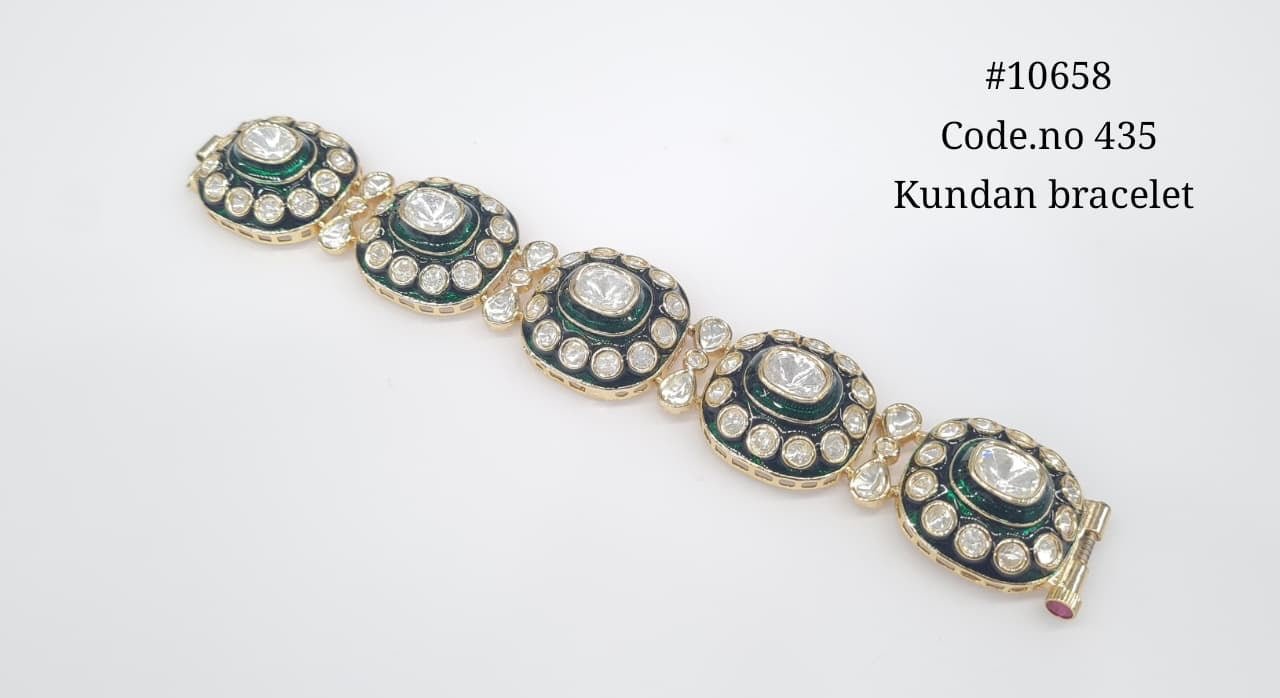 Kundan bracelet 10658 - KRISHNA'S SWETA JEWELLERY