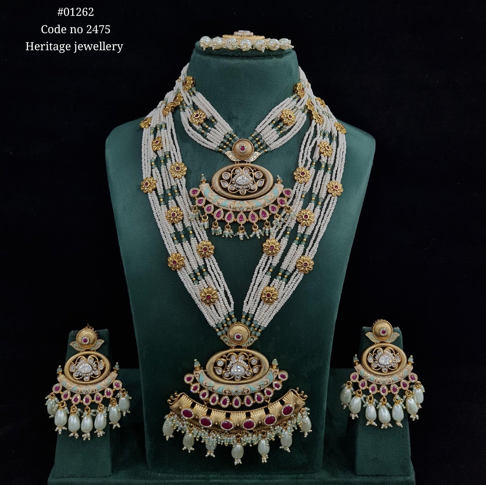 Kundan Bridal 01262 - KRISHNA'S SWETA JEWELLERY