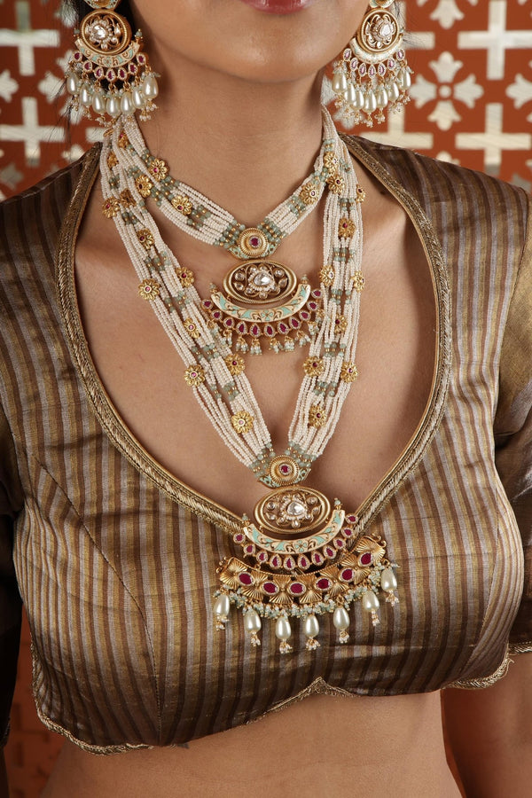 Kundan Bridal 01262 - KRISHNA'S SWETA JEWELLERY