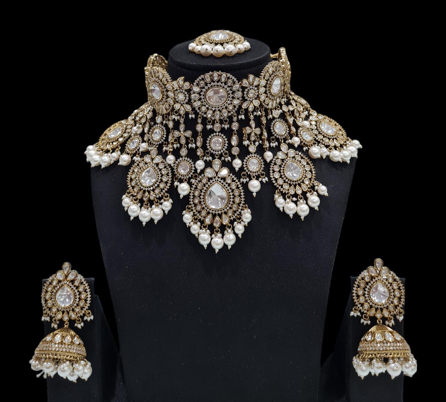 Kundan Bride Set 00048 - KRISHNA'S SWETA JEWELLERY