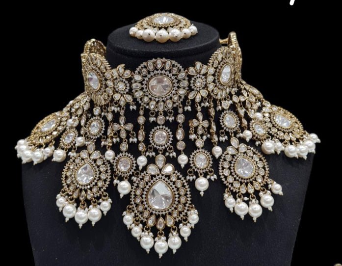 Kundan Bride Set 00048 - KRISHNA'S SWETA JEWELLERY