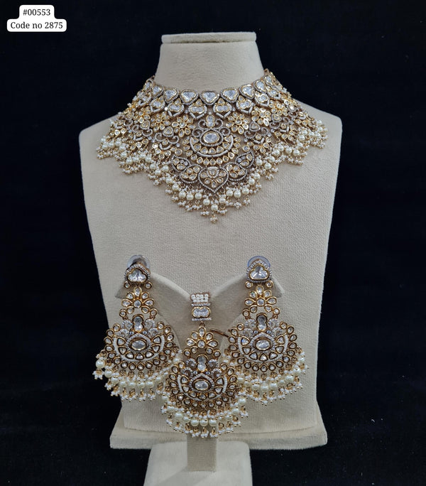 Kundan Bride Set 00553 - KRISHNA'S SWETA JEWELLERY
