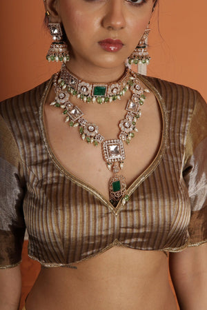 Kundan Bride Set 00622 - KRISHNA'S SWETA JEWELLERY
