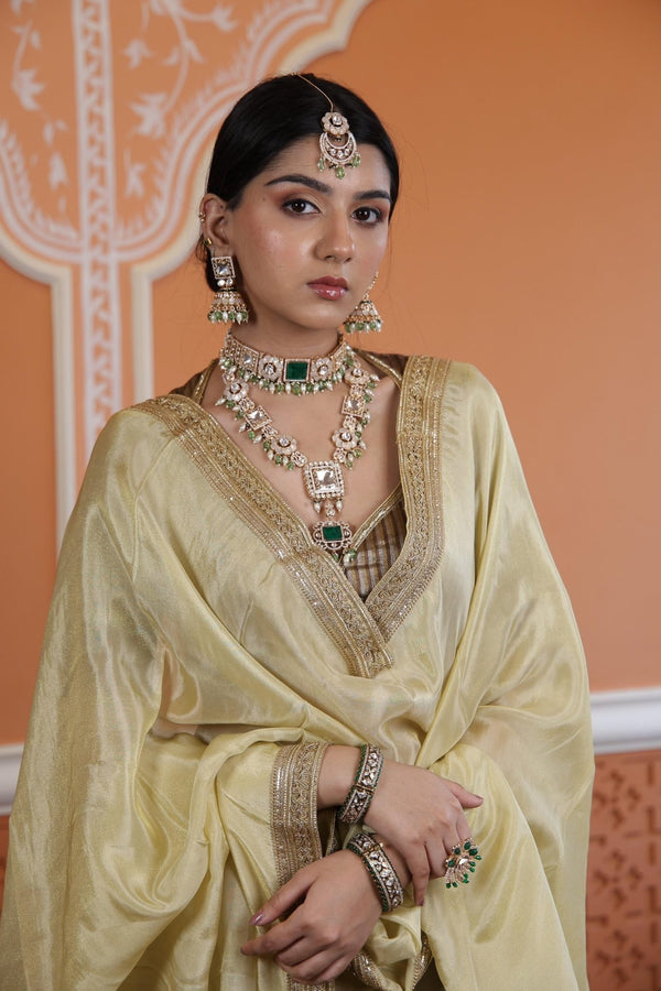 Kundan Bride Set 00622 - KRISHNA'S SWETA JEWELLERY