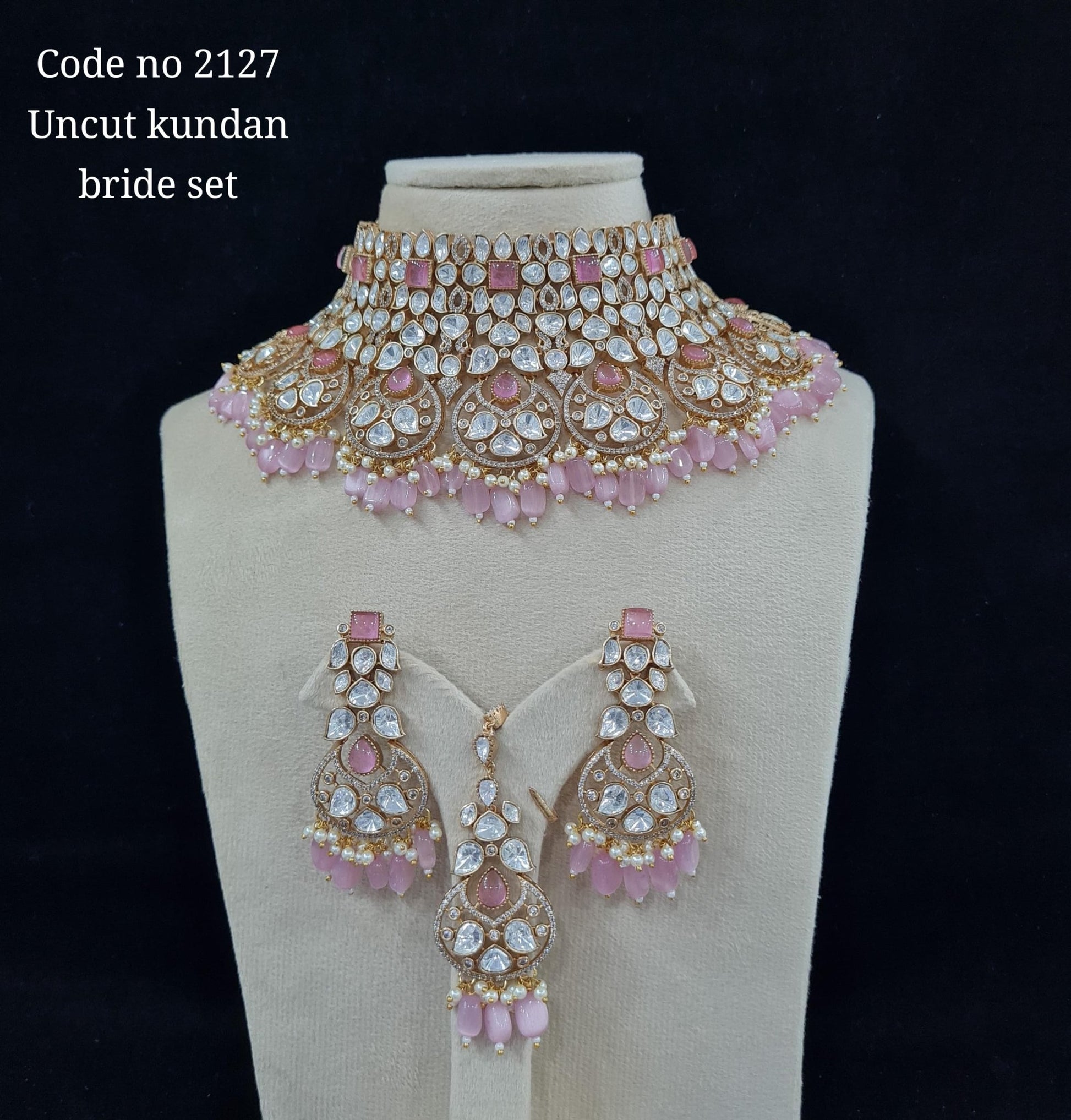 Kundan Bride Set 00792 - KRISHNA'S SWETA JEWELLERY