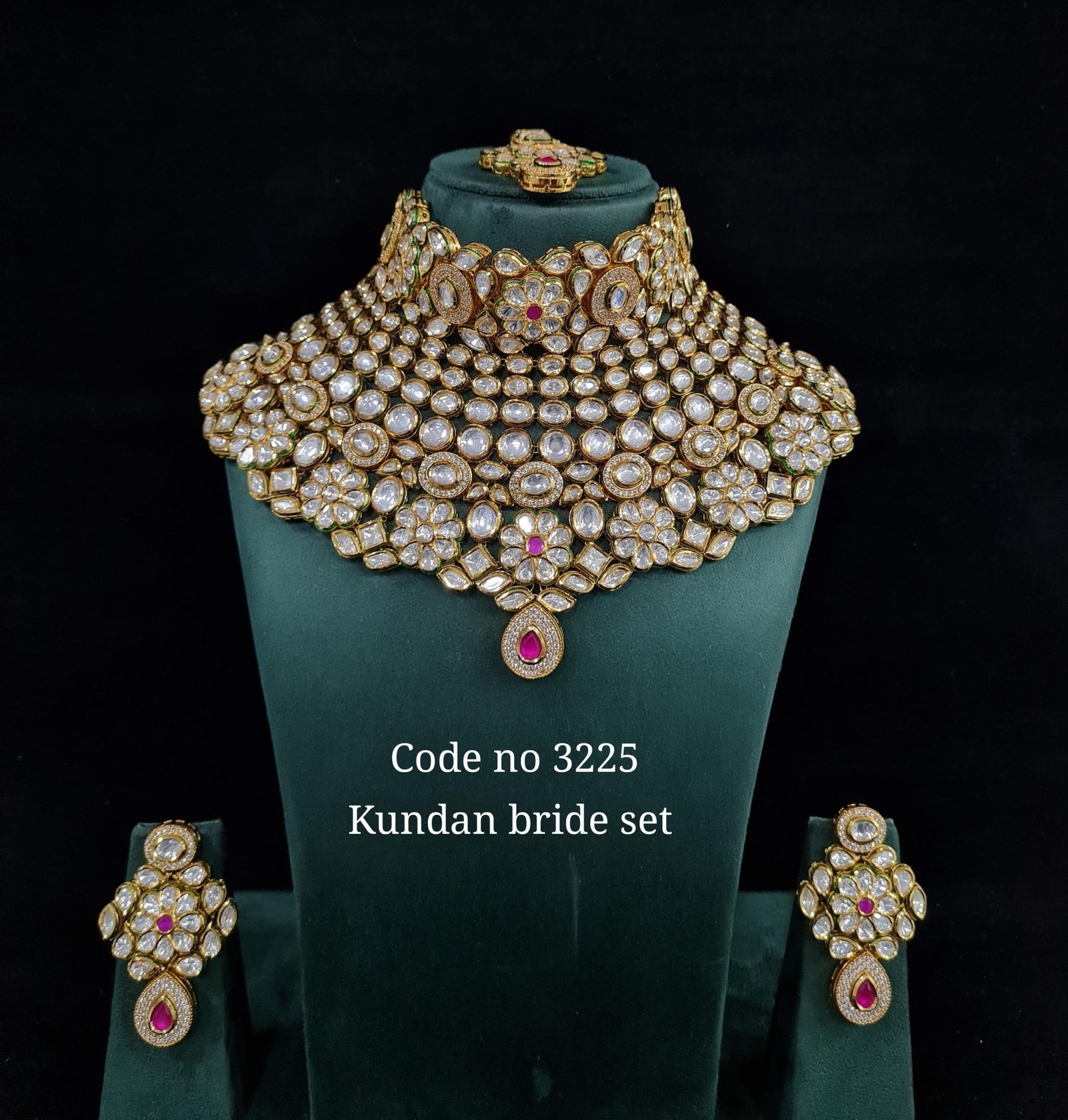 Kundan Bride set 01270 - KRISHNA'S SWETA JEWELLERY