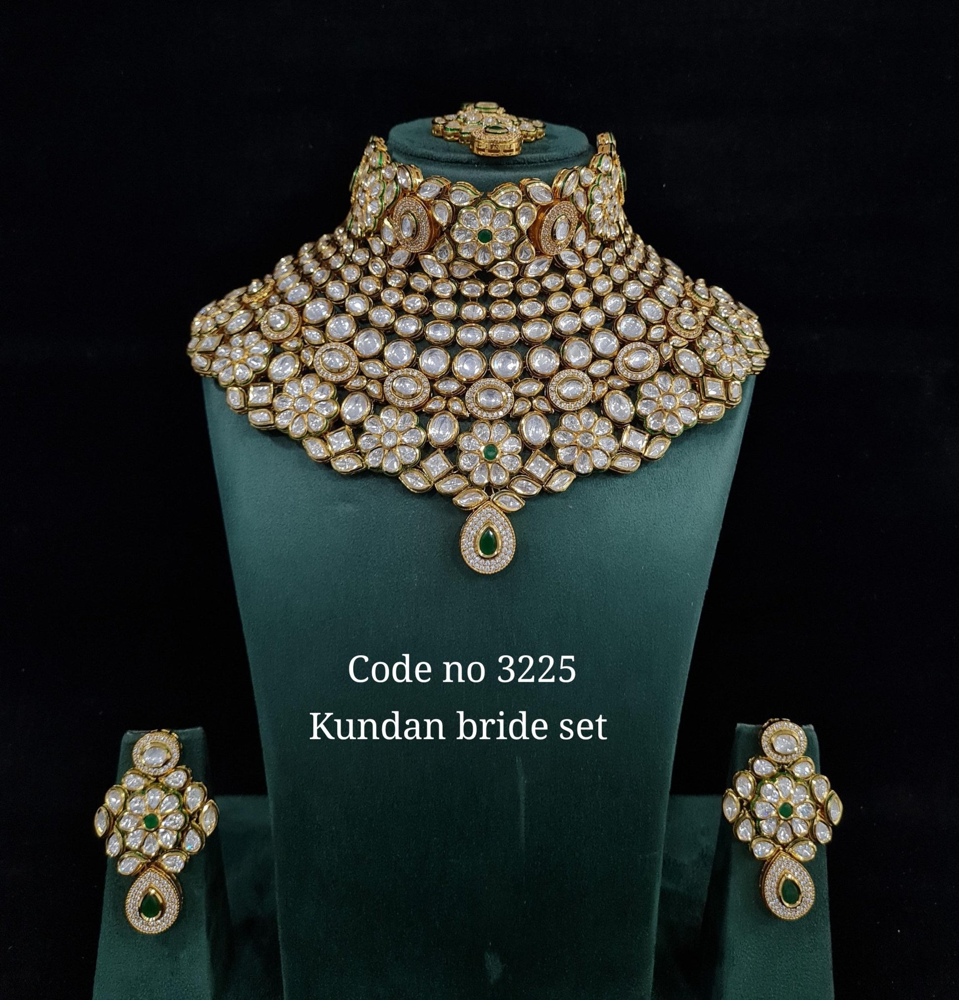 Kundan Bride set 01270 - KRISHNA'S SWETA JEWELLERY