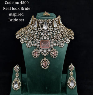 Kundan Bride set 01470 - KRISHNA'S SWETA JEWELLERY