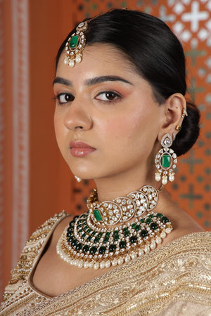 Kundan Bride set 01625 - KRISHNA'S SWETA JEWELLERY