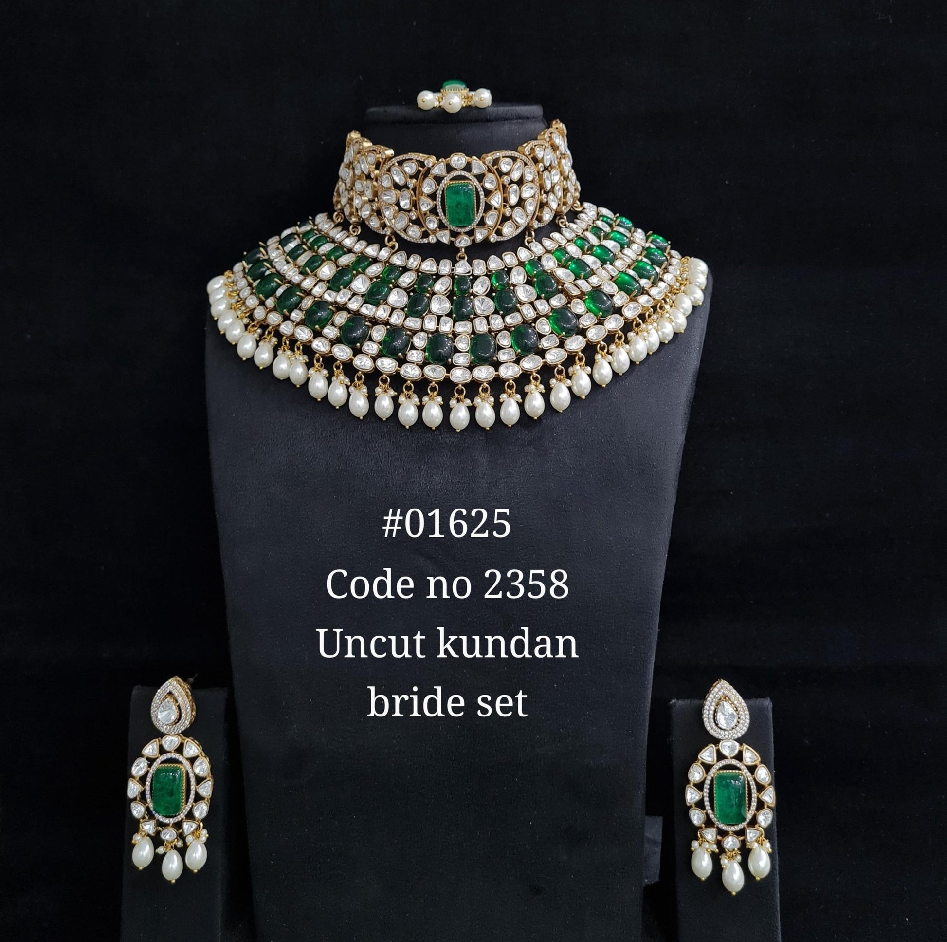 Kundan Bride set 01625 - KRISHNA'S SWETA JEWELLERY