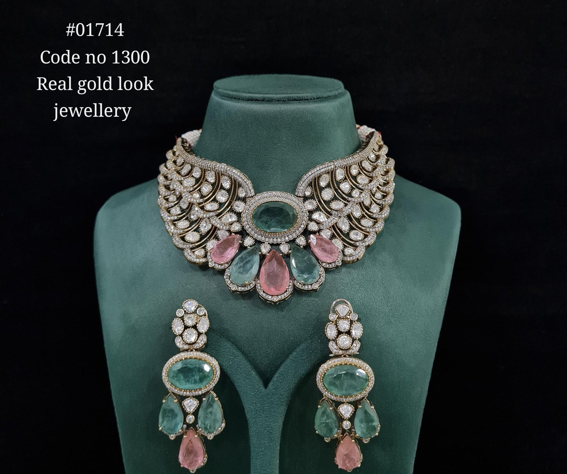 Kundan Bride set 01714 - KRISHNA'S SWETA JEWELLERY