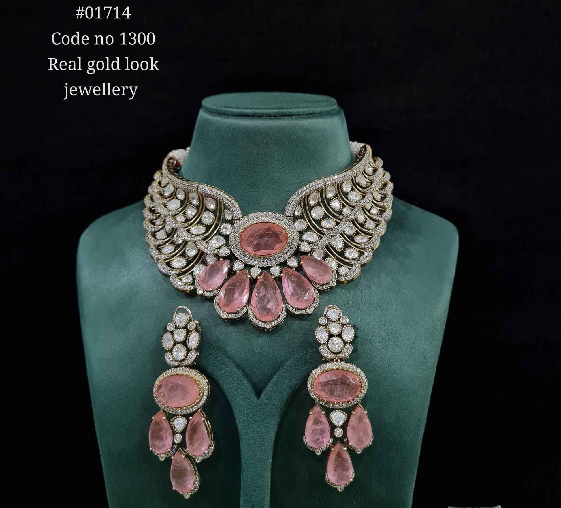 Kundan Bride set 01714 - KRISHNA'S SWETA JEWELLERY