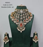 Kundan bride set 02011 - KRISHNA'S SWETA JEWELLERY