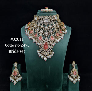Kundan bride set 02011 - KRISHNA'S SWETA JEWELLERY