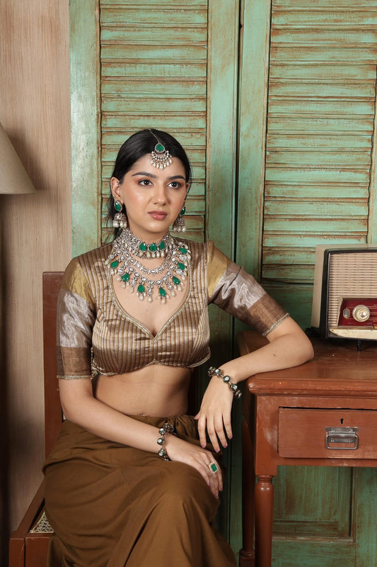 Kundan Bride Set 02300 - KRISHNA'S SWETA JEWELLERY