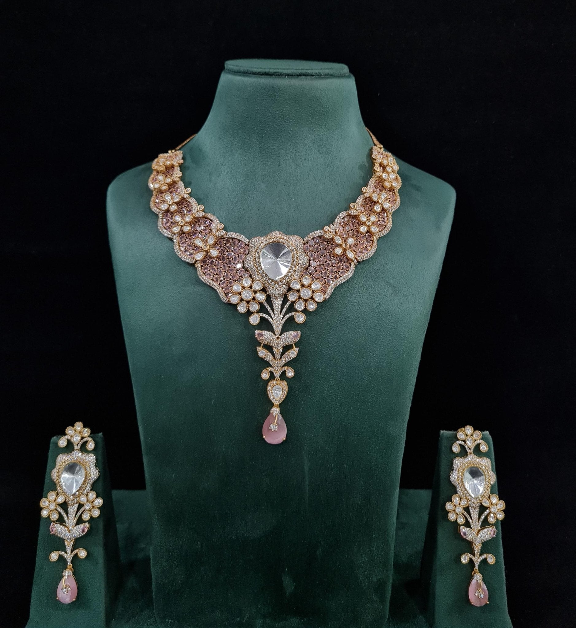 Kundan Bride set 02585 - KRISHNA'S SWETA JEWELLERY