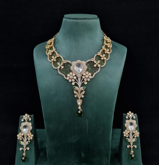 Kundan Bride set 02585 - KRISHNA'S SWETA JEWELLERY
