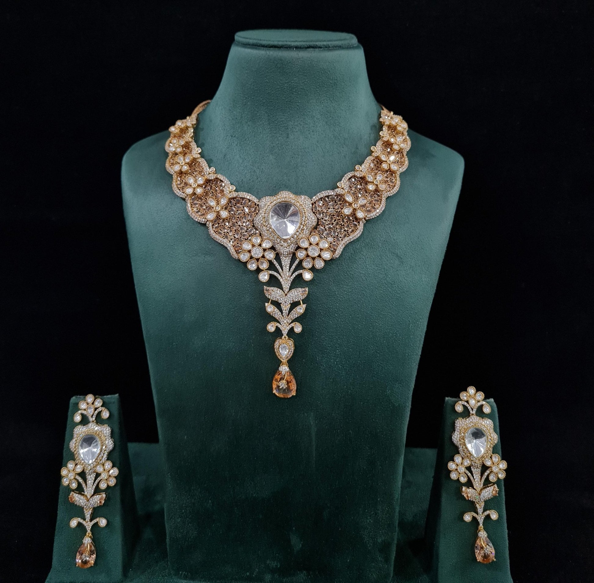 Kundan Bride set 02585 - KRISHNA'S SWETA JEWELLERY