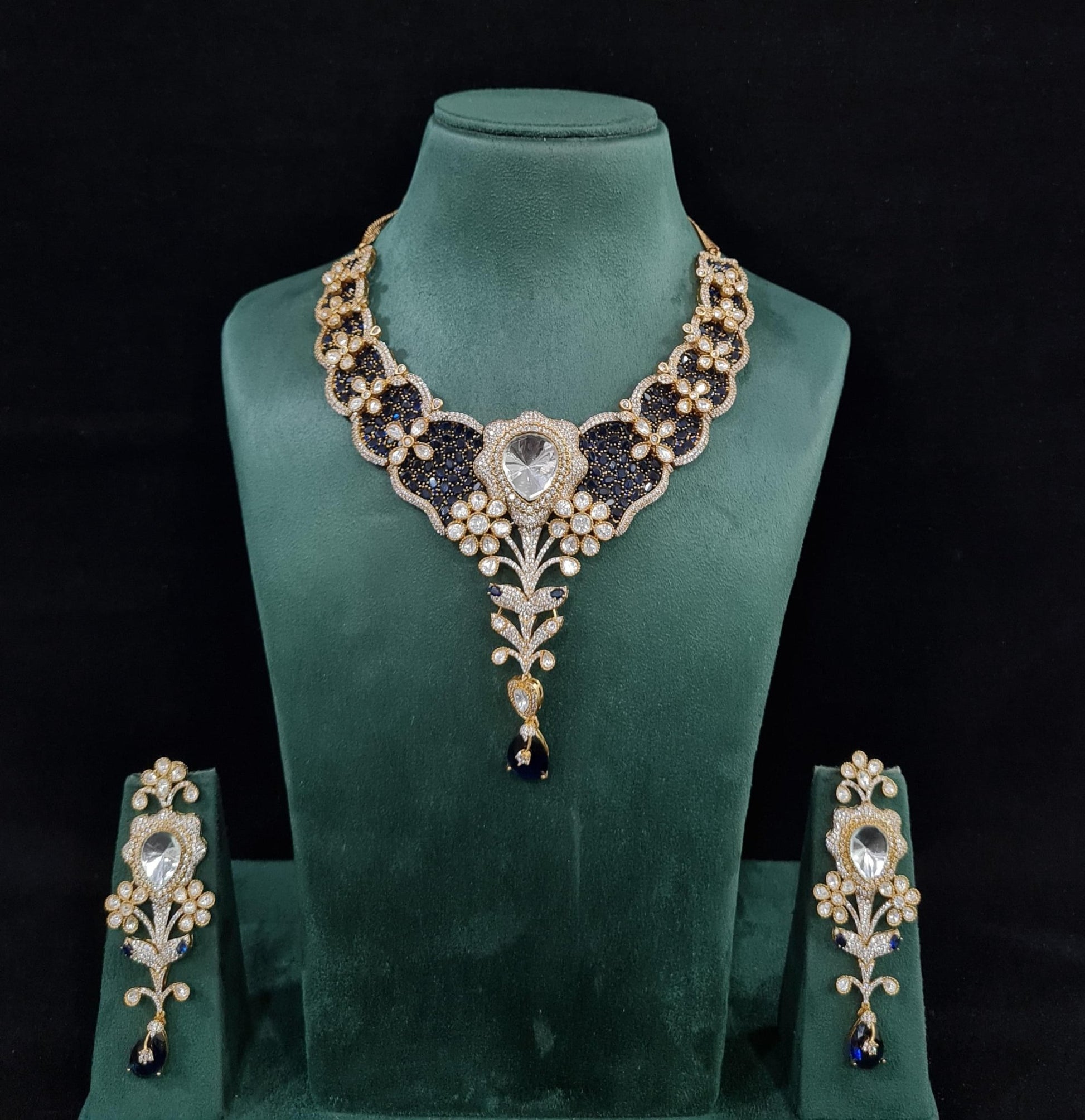 Kundan Bride set 02585 - KRISHNA'S SWETA JEWELLERY