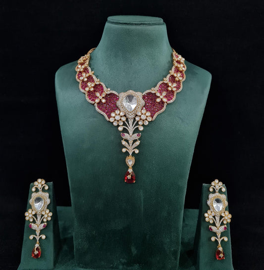 Kundan Bride set 02585 - KRISHNA'S SWETA JEWELLERY