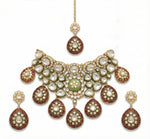 Kundan Bride Set 03476 - KRISHNA'S SWETA JEWELLERY