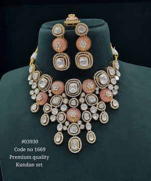 Kundan Bride Set 03930 - KRISHNA'S SWETA JEWELLERY