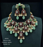 Kundan Bride Set 03931 - KRISHNA'S SWETA JEWELLERY