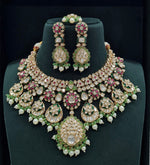 Kundan Bride Set 04307 - KRISHNA'S SWETA JEWELLERY